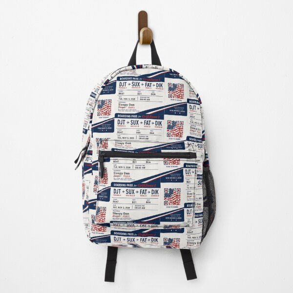 Item preview, ✈️ DJT → SUX → FAT → DIK Boarding Pass - LAST CALL FOR DEMOCRACY COLLECTION ✈️ - Passenger Passenger Sleepy Don - GriftForce 1 Edition designed and sold by WheelieGdArt.