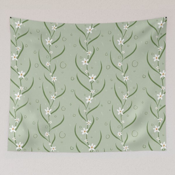 Item preview, Minimalist Floral Vine Pattern designed and sold by JayzArtz.
