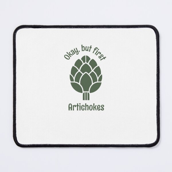 Item preview, Okay But First Artichokes Funny Vegetable Lover designed and sold by AntiqueImages.