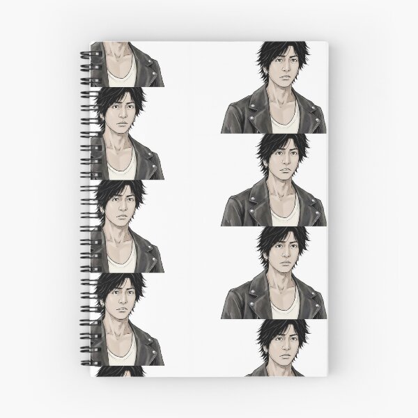 Item preview, Anime Man in Leather Jacket with Earrings designed and sold by KaleChub.