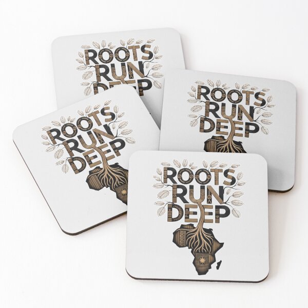 Item preview, Africa Roots Design Quote "Roots Run Deep" On designed and sold by DesigntshirtWB.