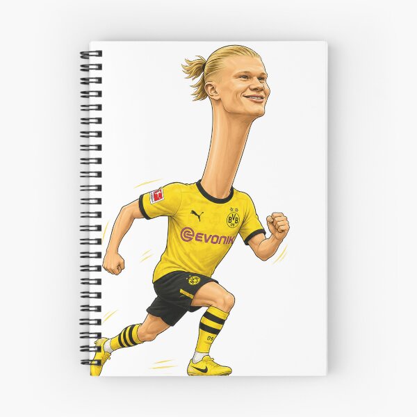 Item preview, Erling Haaland Cartoon Illustration | Football Fan Art | Soccer Player Digital Artwork designed and sold by maheart83.