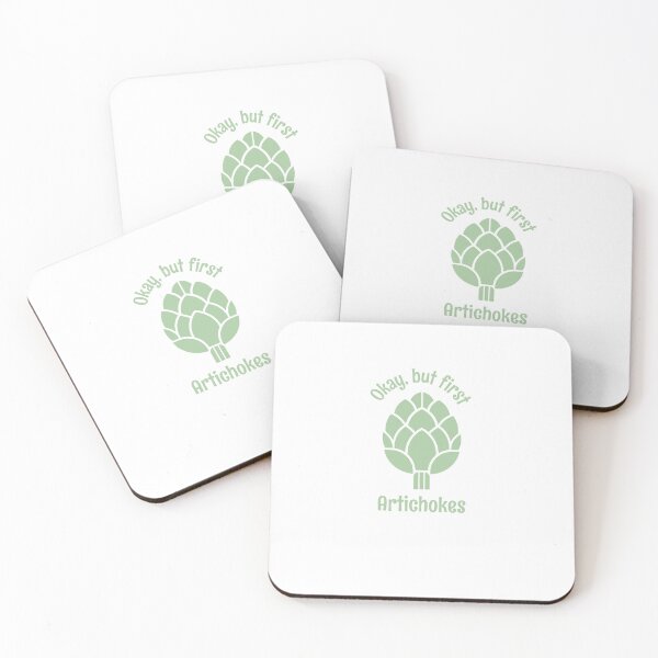 Item preview, Okay But First Artichokes Vegetable Lover Design designed and sold by AntiqueImages.