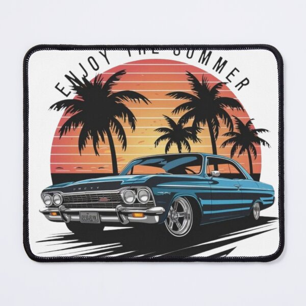 Item preview, Enjoy the Summer – Retro Sunset Car Graphic Design designed and sold by RajDeals.