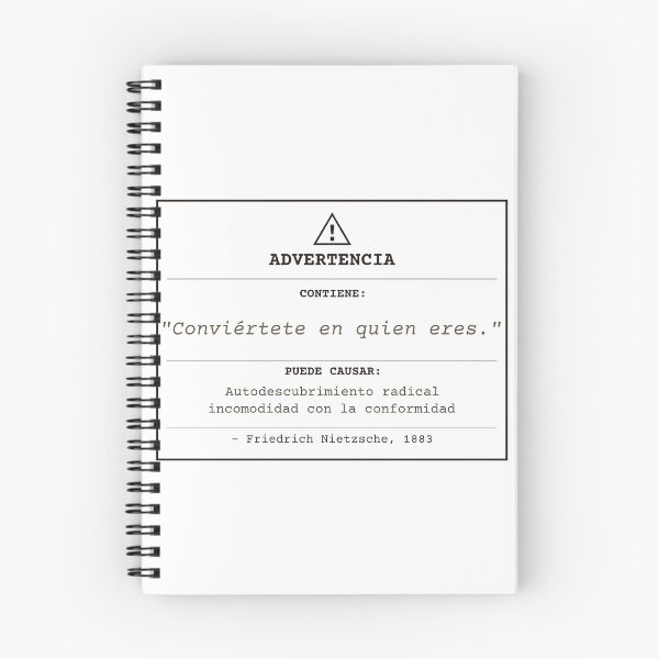 Item preview, Become who you are Nietzsche minimalist Claro Spanish designed and sold by Will-to-Power.