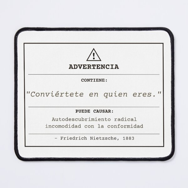 Item preview, Become who you are Nietzsche minimalist Claro Spanish designed and sold by Will-to-Power.