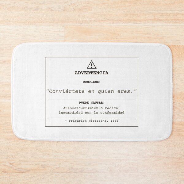 Item preview, Become who you are Nietzsche minimalist Claro Spanish designed and sold by Will-to-Power.