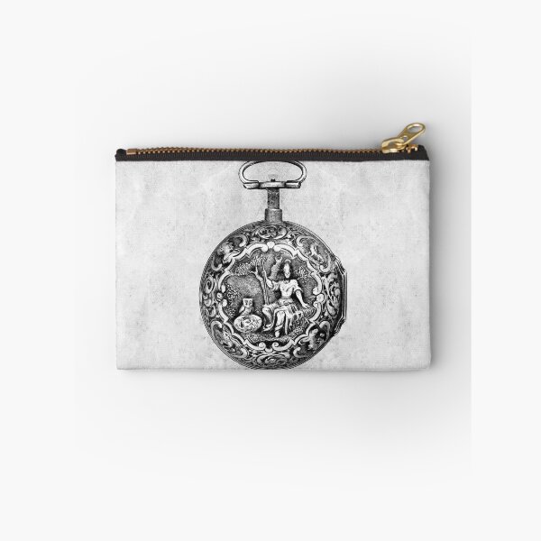 Item preview, Ornate Silver Pocket Watch With Mythological Relief designed and sold by Ghoul Enterprises.
