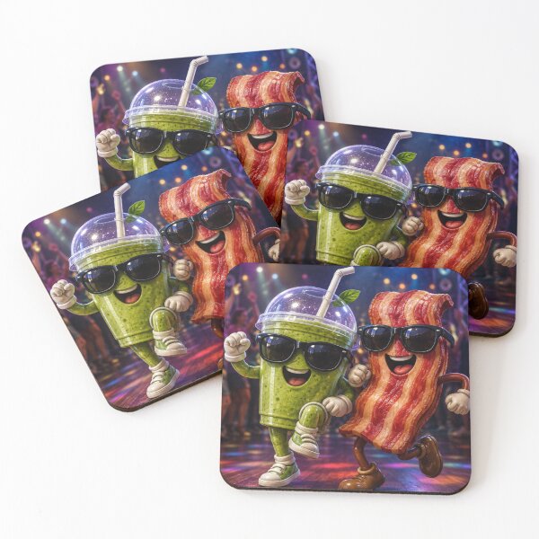Item preview, Funny Smoothie and Bacon Dancing designed and sold by BROHLine Studio.