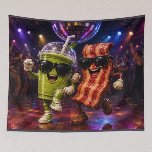 Item preview, Funny Smoothie and Bacon Dancing designed and sold by BROHLine Studio.