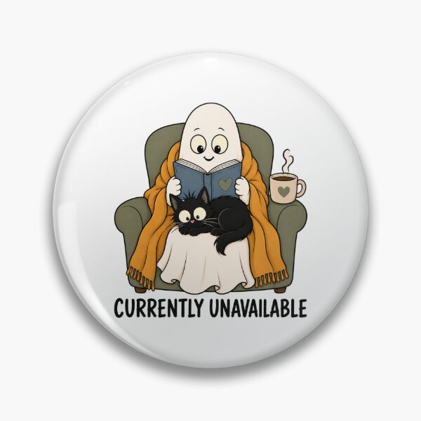 Item preview, Cozy Ghost Reading Book Lover designed and sold by Barnfield and Co.