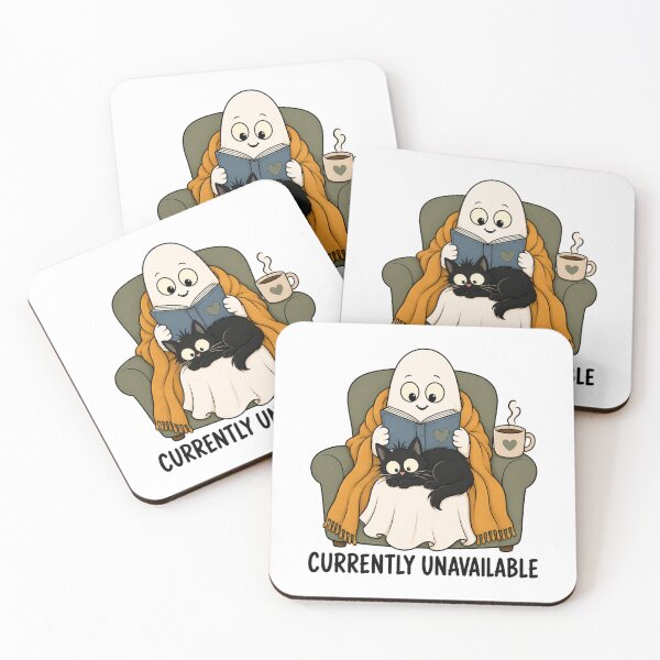 Item preview, Cozy Ghost Reading Book Lover designed and sold by Barnfield and Co.