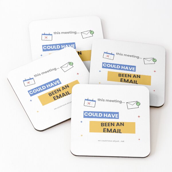 Item preview, This Meeting Could Have Been An Email Sticker designed and sold by QuirkyCartel.