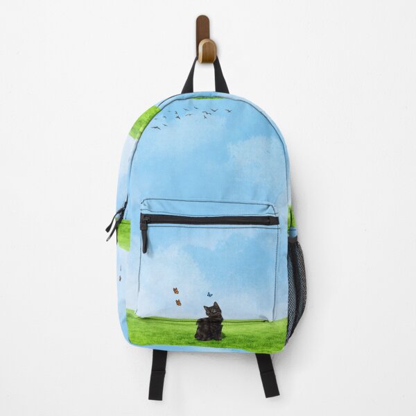 Item preview, Cat in a summer meadow designed and sold by Zestypickles.
