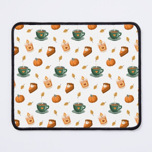 Item preview, Cozy Autumn Tea and Pie Pattern designed and sold by EvLip-Artist.