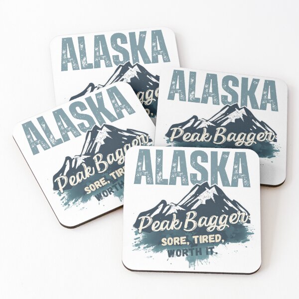 Artikelvorschau, Alaska-Gipfelbesteiger, erschöpft und mit Muskelkater, aber es hat sich gelohnt. entworfen und verkauft von AlaskaExtreme.