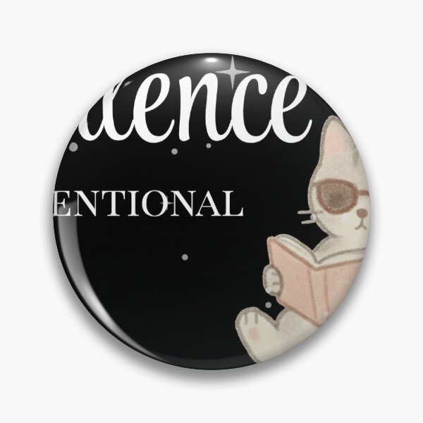 Item preview, Silence Was Intentional Mug — Reading Cat | Black designed and sold by RaeganIvy.