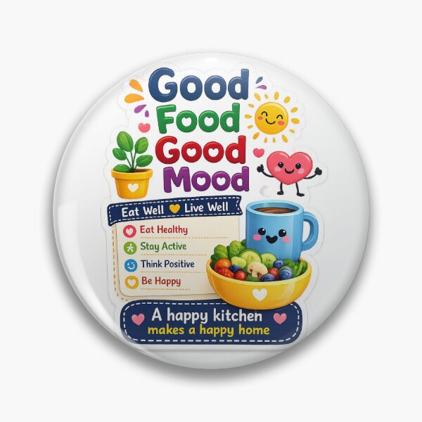 Item preview, Good Food, Good Mood! designed and sold by DREAMLORE.