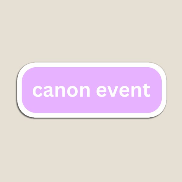 Item preview, canon event designed and sold by PatchMerch.