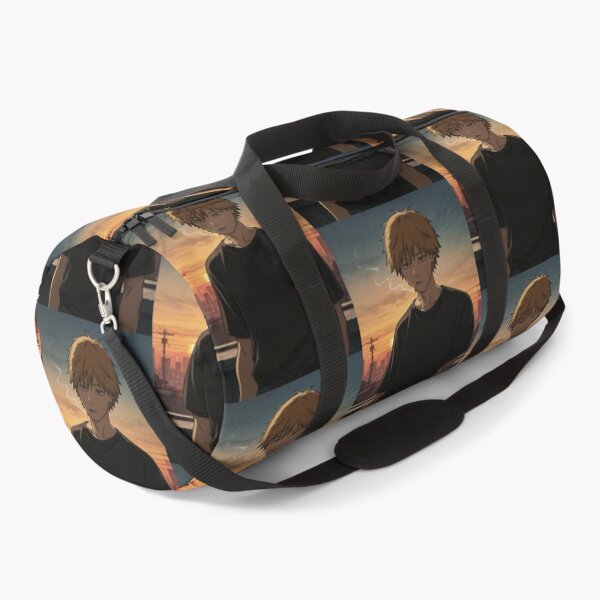 Item preview, Art - Stylized Japanese Young Man, Contemplative Silhouette at Sunset designed and sold by AnimeShin.