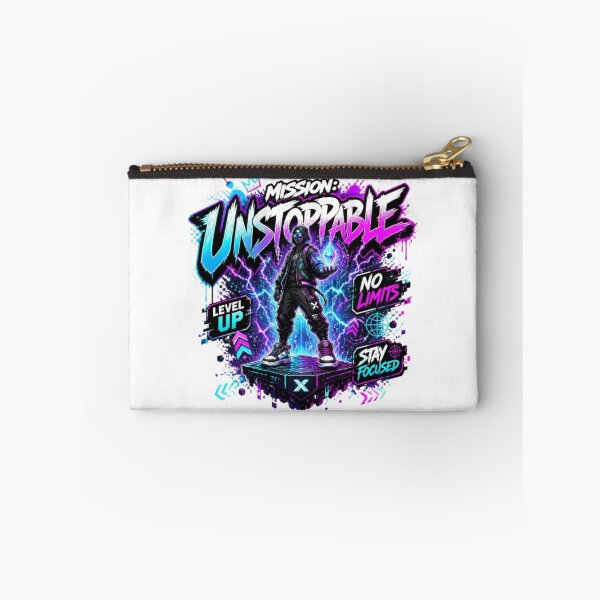 Item preview, Mission Unstoppable | Gamer Motivation Graphic Sticker & Apparel designed and sold by Stylestickers55.