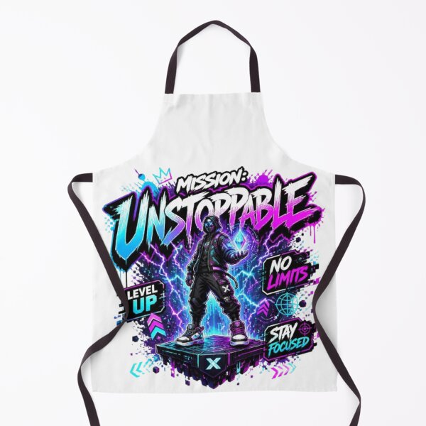 Item preview, Mission Unstoppable | Gamer Motivation Graphic Sticker & Apparel designed and sold by Stylestickers55.