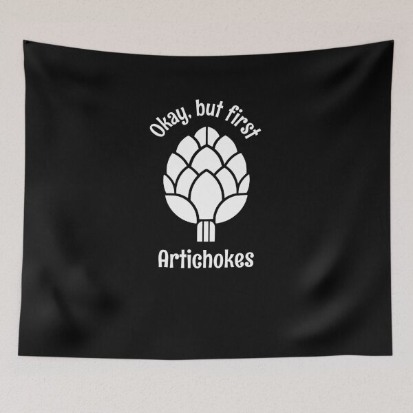 Item preview, Okay But First Artichokes designed and sold by AntiqueImages.