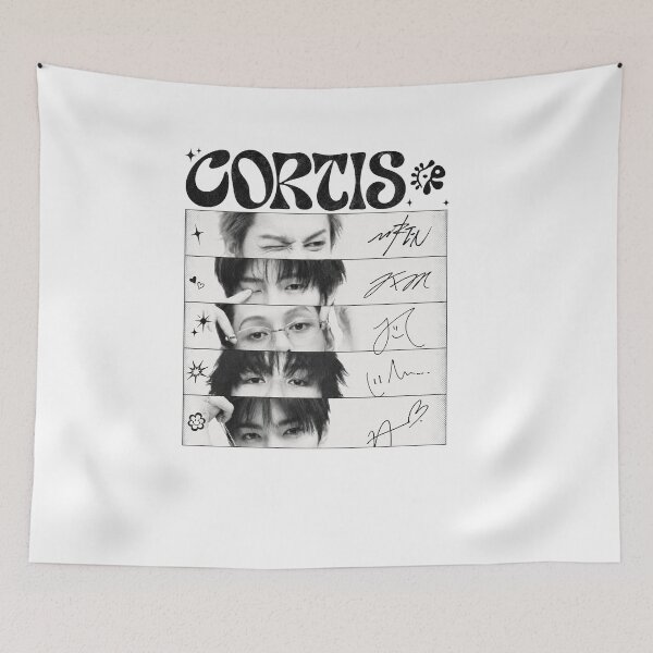 Item preview, Cortis Signature Shirt, Black White Eyes Grid Graphic Tee, Korean Boy Band Inspired T-Shirt, Kpop Fan Gift, Comfort Colors Shirt designed and sold by BerryHand.