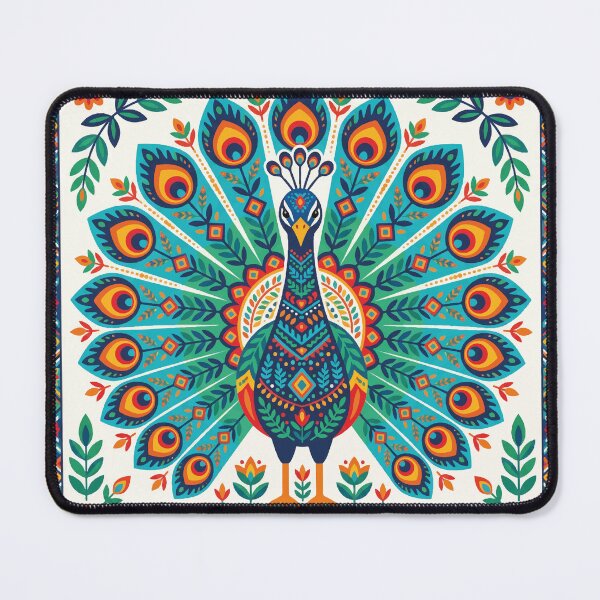 Item preview, Nordic Folk Art Peacock designed and sold by aswan2000.