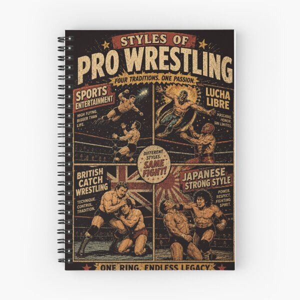 Item preview, Styles of Pro Wrestling designed and sold by The Masked Designer.