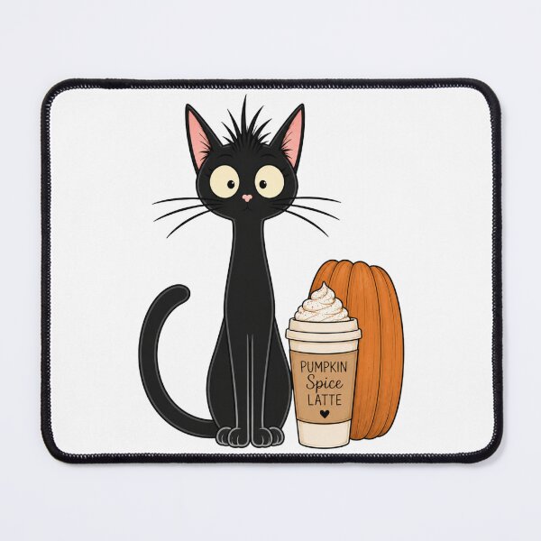 Item preview, Black Cat Pumpkin Spice Coffee designed and sold by Barnfield and Co.