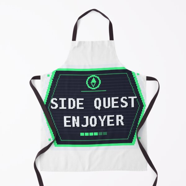 Item preview, Side Quest Enjoyer — Funny Gamer RPG Sticker designed and sold by One More Run.