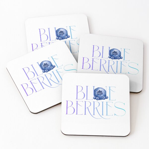 Item preview, BlueBerries Typography Fruit Design designed and sold by KasiaS95.