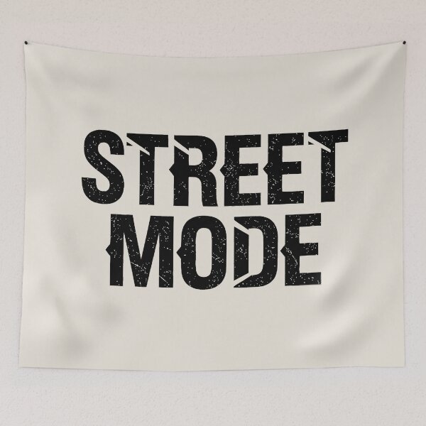 Item preview, Street Mode Industrial Stencil Techwear Text Logo designed and sold by DigitalArtx-com.