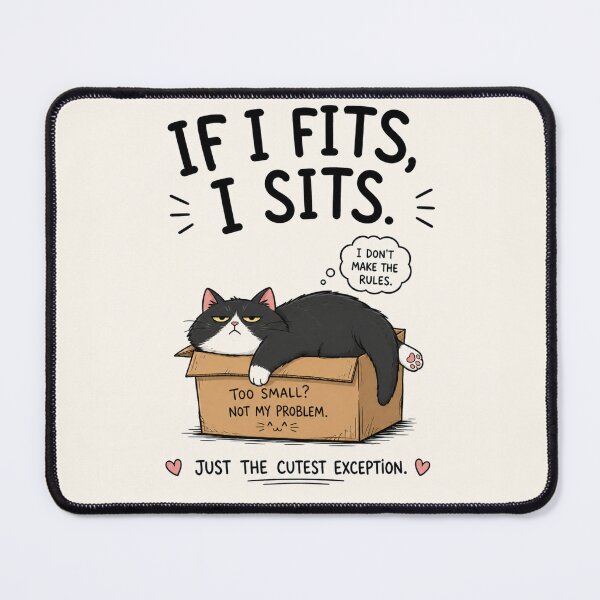 Item preview, Funny Grumpy Cat in a Box Cartoon designed and sold by Nordova.