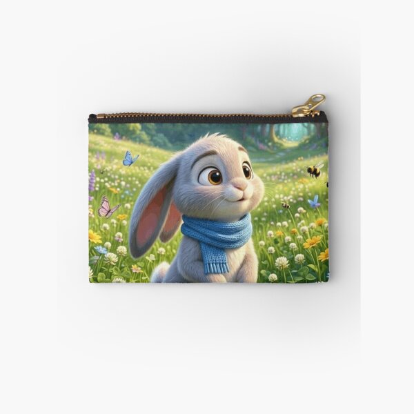 Item preview, Cute Bunny Adventure | Kawaii Rabbit Illustration | Whimsical Animal Art for Hoodies, Stickers, Bags & Gifts designed and sold by ViniSArunStudio.