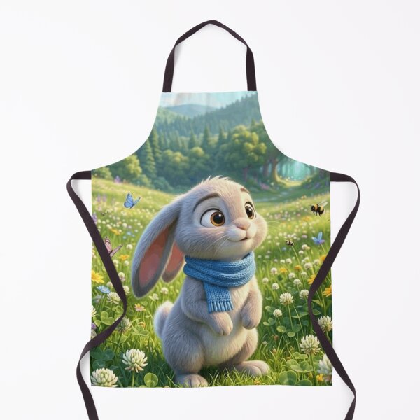 Item preview, Cute Bunny Adventure | Kawaii Rabbit Illustration | Whimsical Animal Art for Hoodies, Stickers, Bags & Gifts designed and sold by ViniSArunStudio.