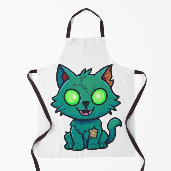Item preview, Cute Zombie Cat Glowing Eyes Chibi Undead Kitten designed and sold by EHdesignShop.
