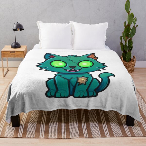Item preview, Cute Zombie Cat Glowing Eyes Chibi Undead Kitten designed and sold by EHdesignShop.