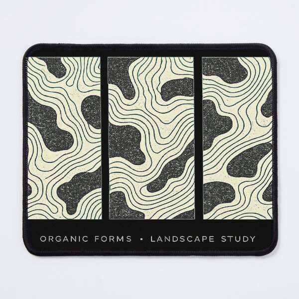 Item preview, Mint Topographic Cow Print Landscape Panels designed and sold by EvergreenThread.