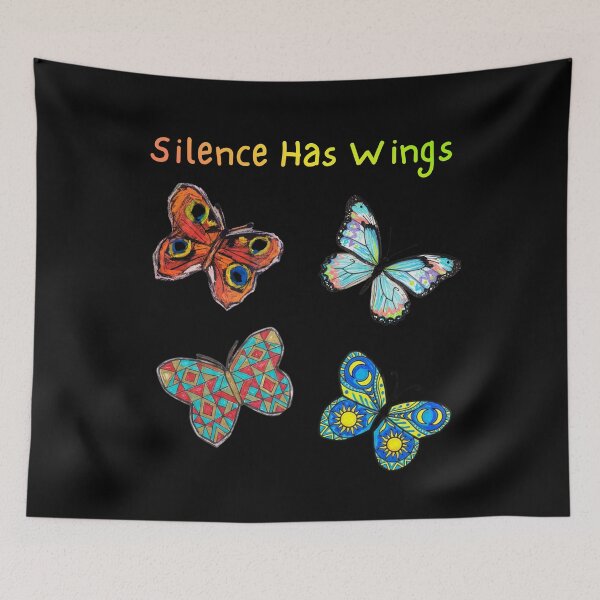 Item preview, Silence Has Wings designed and sold by mirciashop.