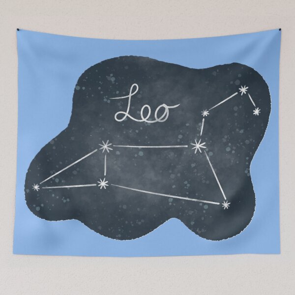 Item preview, Leo Constellation – Zodiac Star Map on Night Sky Design designed and sold by BuckaBaby.