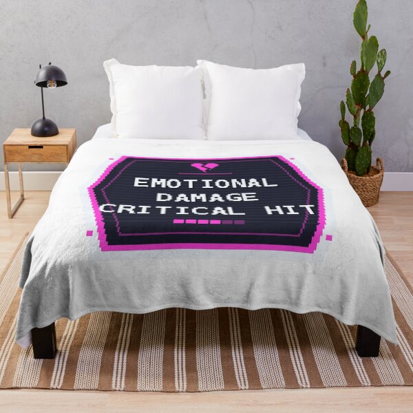 Item preview, Emotional Damage Critical Hit — Funny Gamer Meme Sticker designed and sold by One More Run.