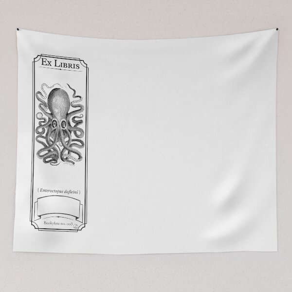 Item preview, Bookplate / Bookmark - Giant Octopus designed and sold by dJosh's Other Stuff.