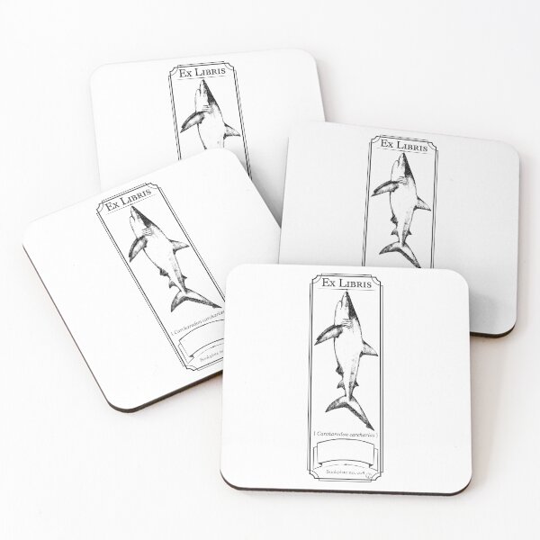 Item preview, Bookplate / Bookmark - Great White Shark designed and sold by dJosh's Other Stuff.