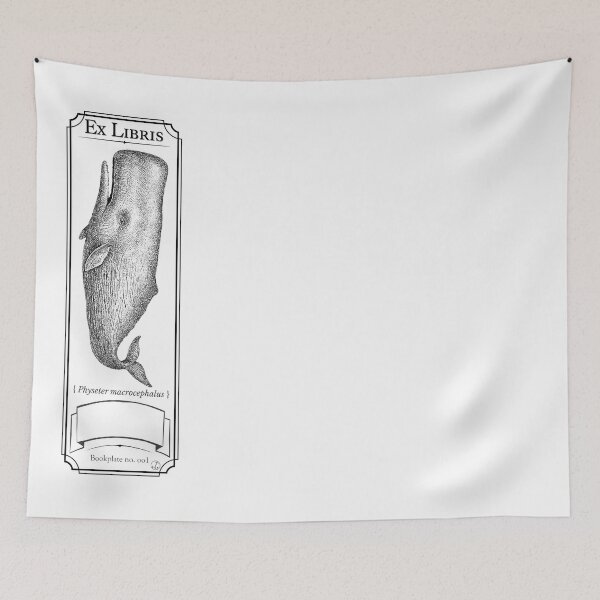 Item preview, Bookplate / Bookmark - Sperm Whale designed and sold by dJosh's Other Stuff.