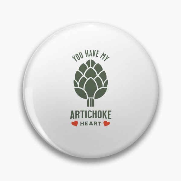 Item preview, Artichoke Heart Love Funny Vegetable Valentine designed and sold by AntiqueImages.