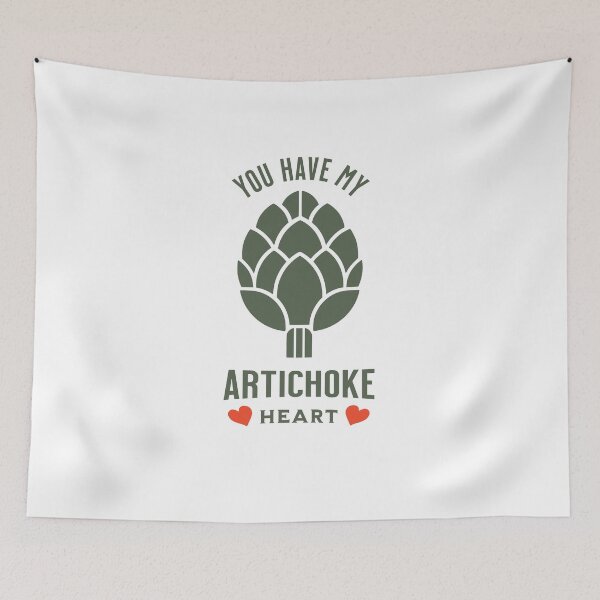 Item preview, Artichoke Heart Love Funny Vegetable Valentine designed and sold by AntiqueImages.