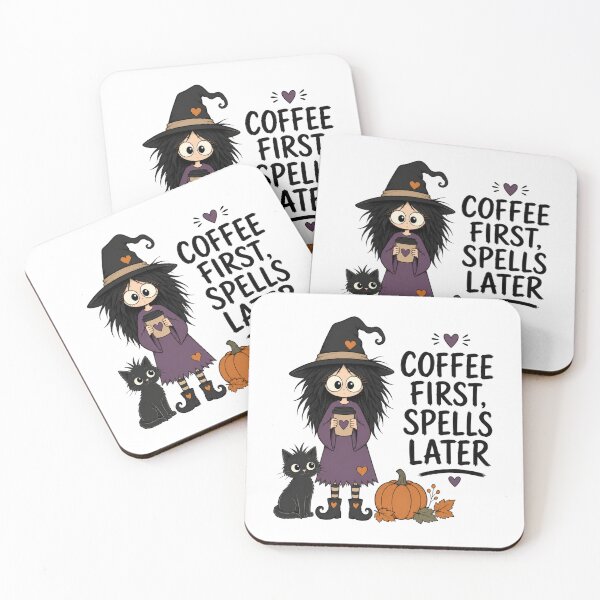 Item preview, Cute Witch Coffee Lover designed and sold by Barnfield and Co.
