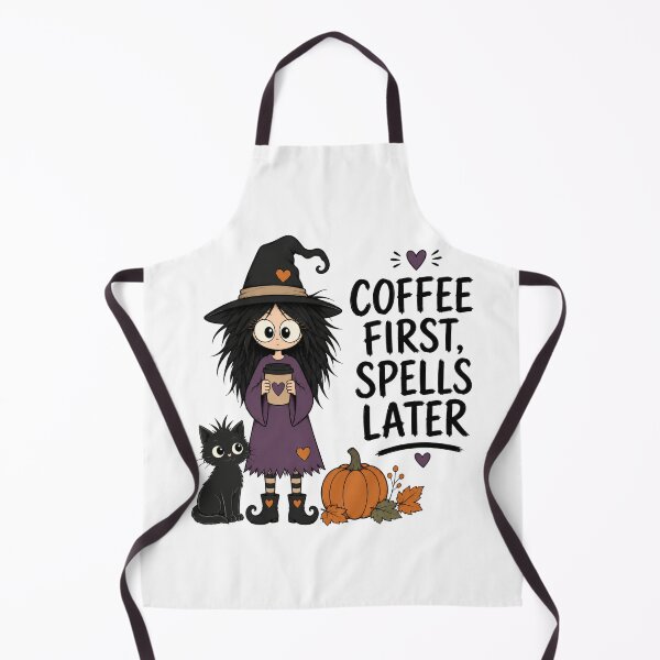 Item preview, Cute Witch Coffee Lover designed and sold by Barnfield and Co.